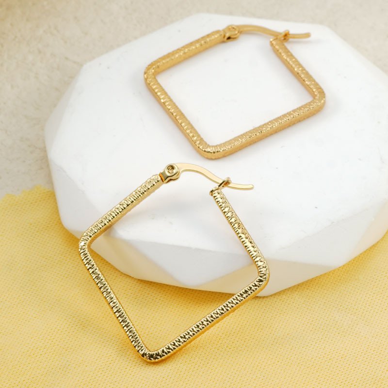 DUOMI Jewelry waterproof stainless steel earrings