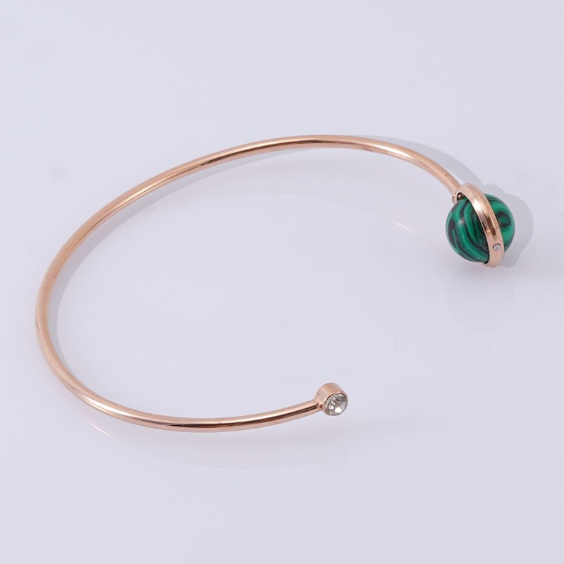 DUOMI Jewelry waterproof stainless steel cz bracelet