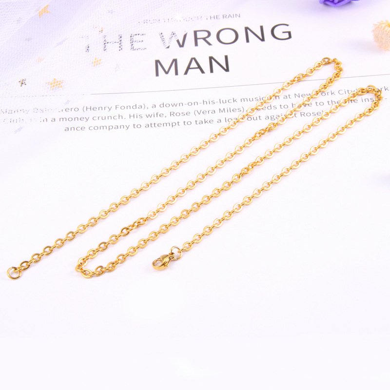 DUOMI Jewelry waterproof stainless steel necklace