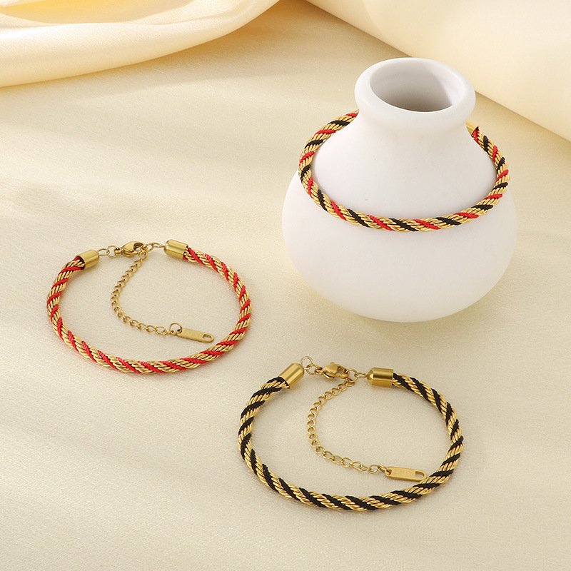 DUOMI Jewelry gold stainless steel bracelet