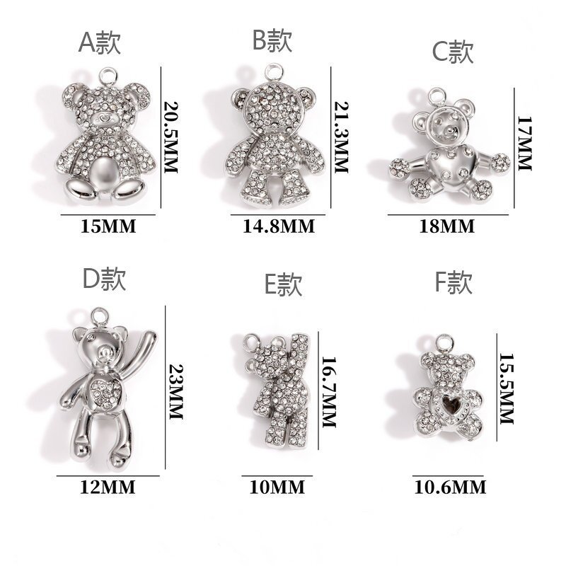 DUOMI Jewelry waterproof stainless steel cz pendant