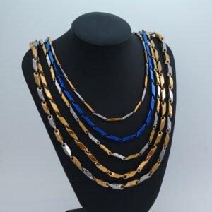 DUOMI Jewelry waterproof stainless steel necklace