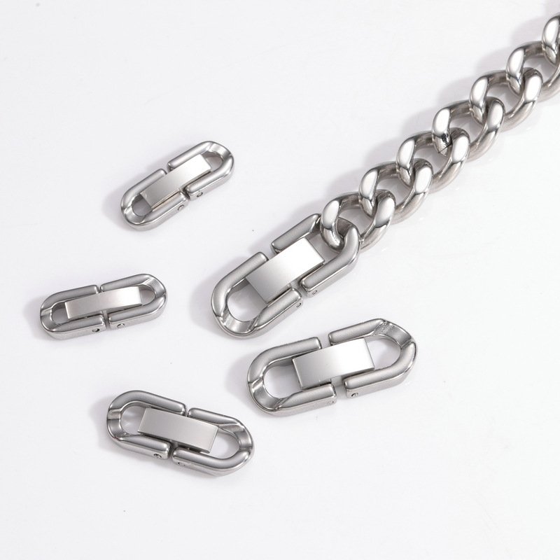 DUOMI Jewelry waterproof stainless steel cuban chain bracelet