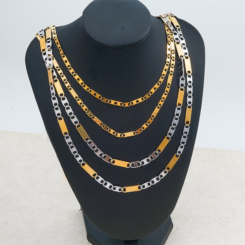 DUOMI Jewelry waterproof stainless steel necklace