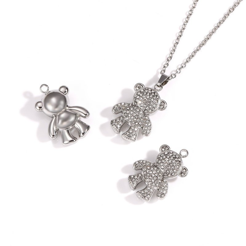 DUOMI Jewelry waterproof stainless steel cz pendant