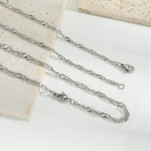 DUOMI Jewelry waterproof stainless steel necklace