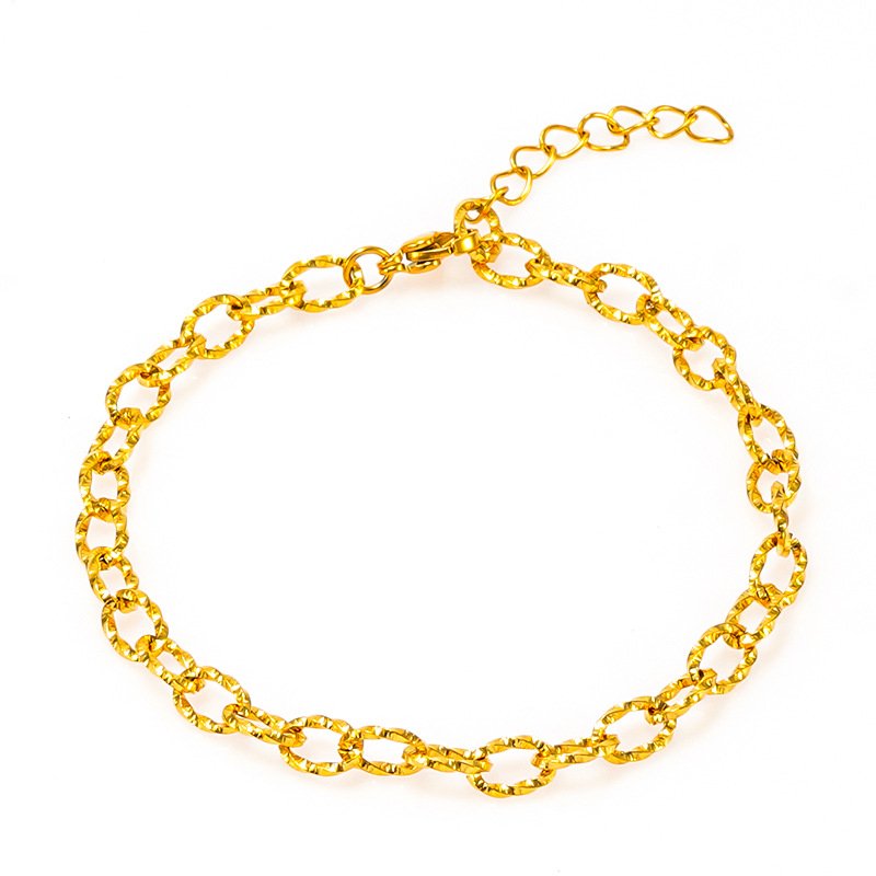 DUOMI Jewelry waterproof stainless steel cuban chain bracelet