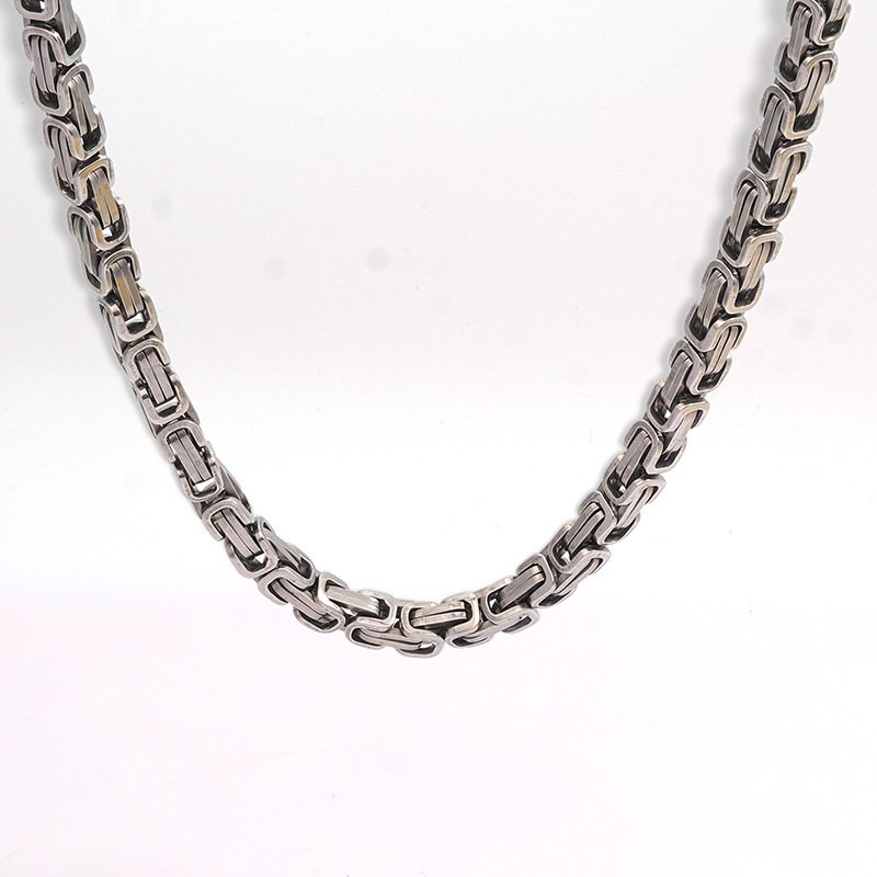 DUOMI Jewelry waterproof stainless steel cuban chain hip hop necklace