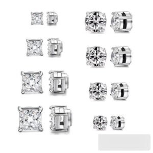 Wholesale Stainless Steel CZ Earrings - DME0001