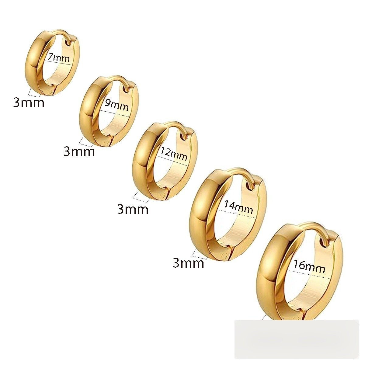 Wholesale Stainless Steel Earrings - DME0014