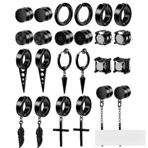 Wholesale Stainless Steel Hip Hop Earrings - DME0018
