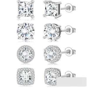 Wholesale Stainless Steel CZ Earrings - DME0083