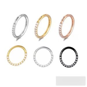 Wholesale Stainless Steel CZ Earrings - DME0107
