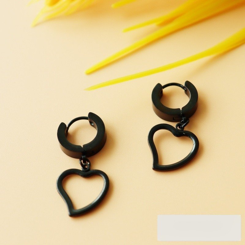 Wholesale Stainless Steel Hip Hop Earrings - DME0123