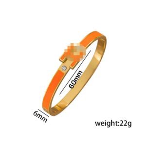 6mm 60mm Stainless Steel CZ Bangle Wholesale