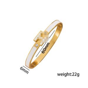 6mm 60mm Stainless Steel CZ Bangle Wholesale