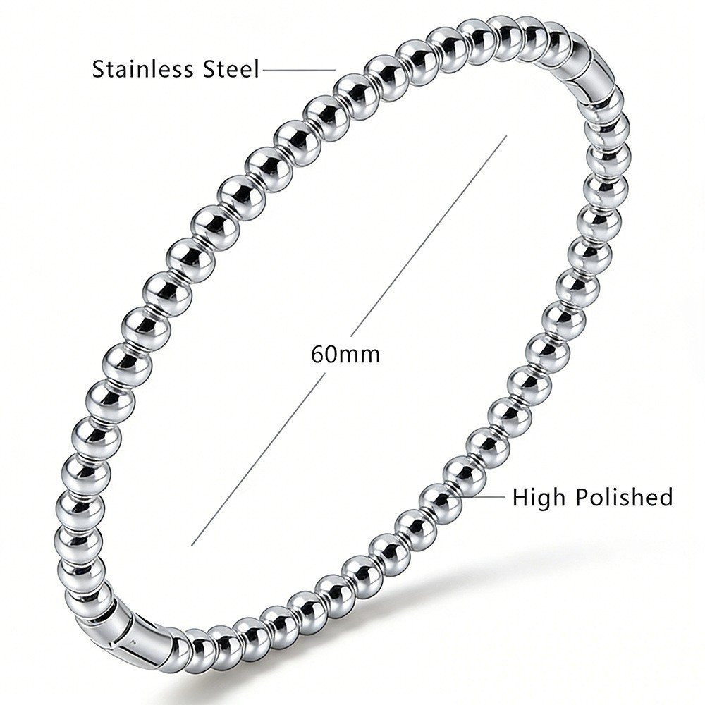 DUOMI Jewelry waterproof stainless steel cz bracelet