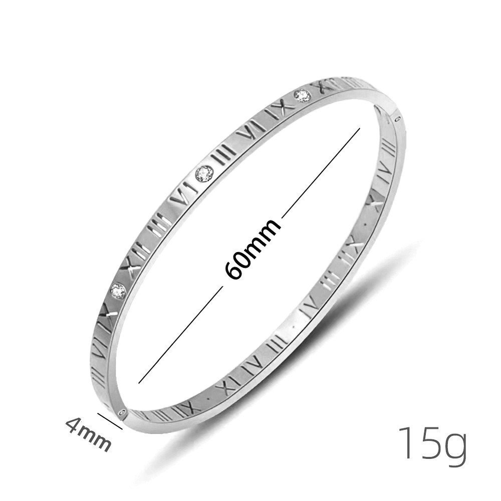 DUOMI Jewelry waterproof stainless steel cz bracelet