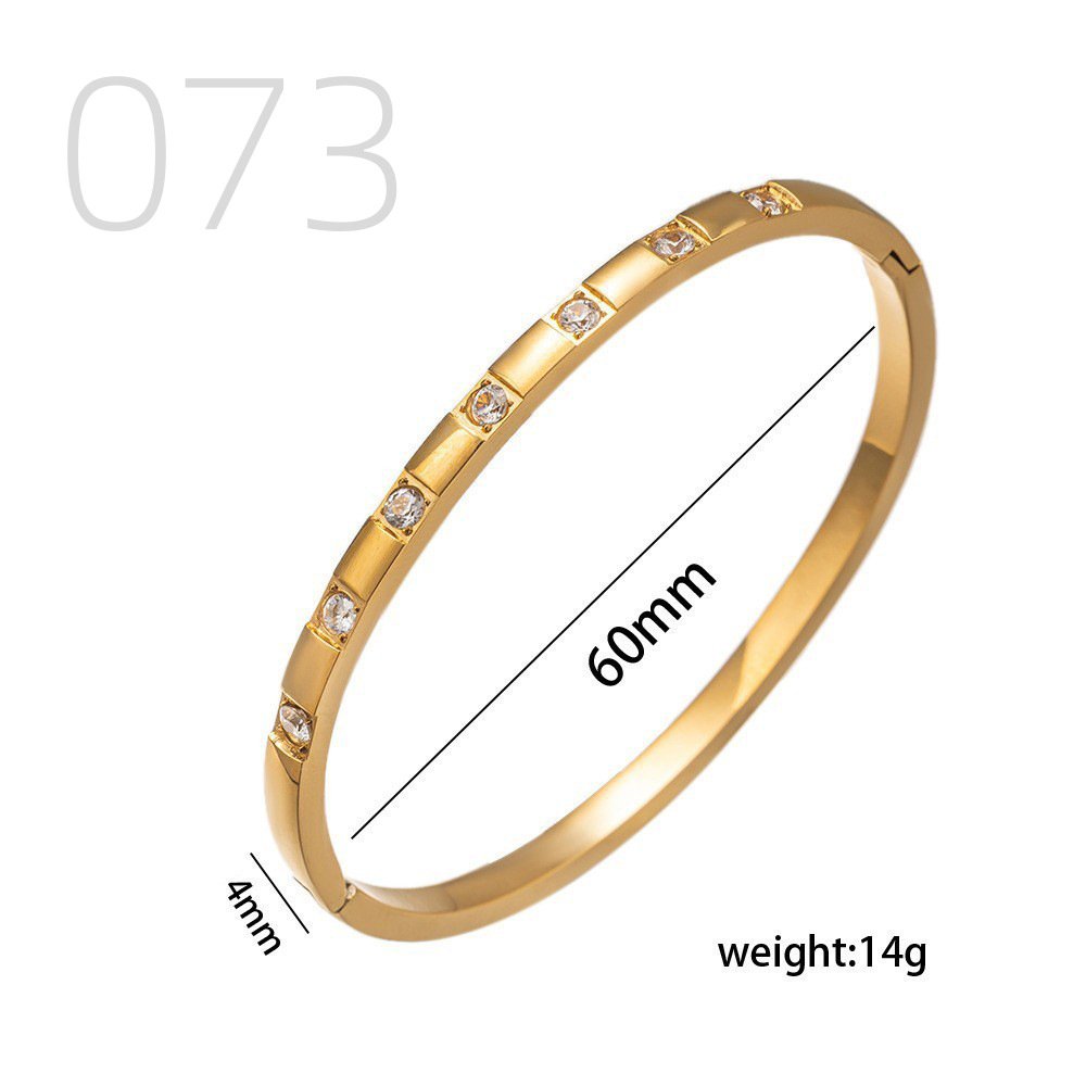 DUOMI Jewelry waterproof stainless steel snake chain bracelet