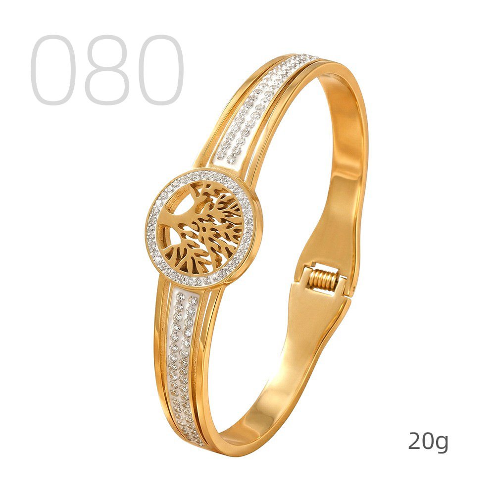 DUOMI Jewelry waterproof stainless steel snake chain bracelet