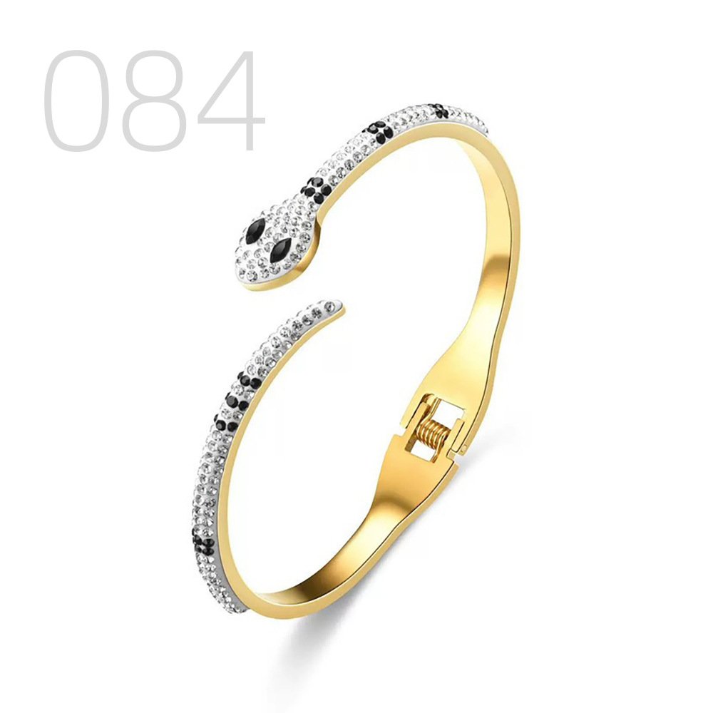 DUOMI Jewelry waterproof stainless steel snake chain bracelet