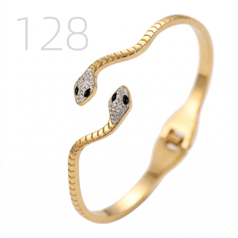DUOMI Jewelry waterproof stainless steel snake chain bracelet
