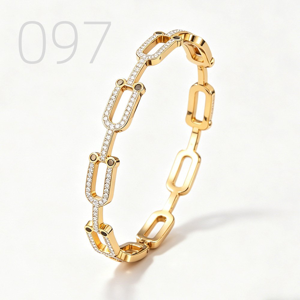DUOMI Jewelry waterproof stainless steel snake chain bracelet