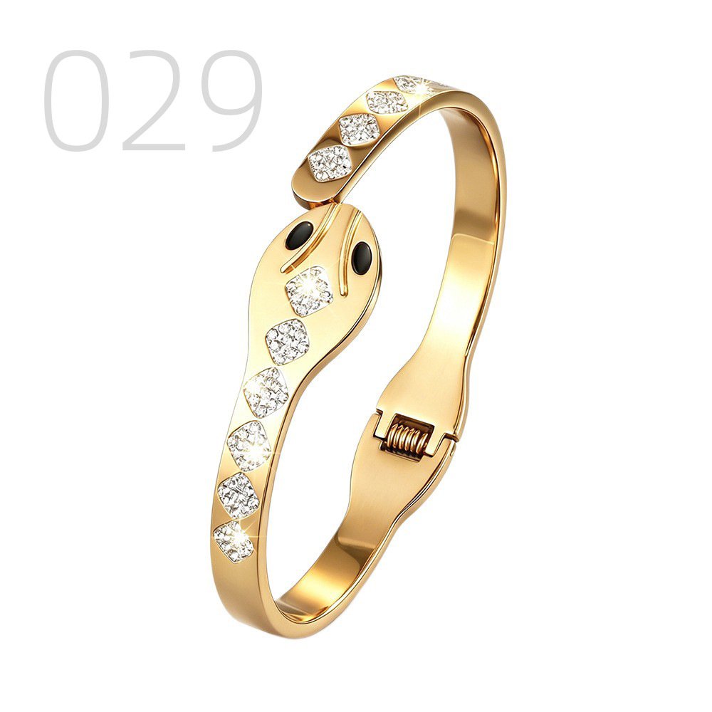 DUOMI Jewelry waterproof stainless steel snake chain bracelet