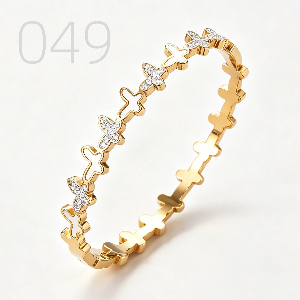 DUOMI Jewelry waterproof stainless steel snake chain bracelet