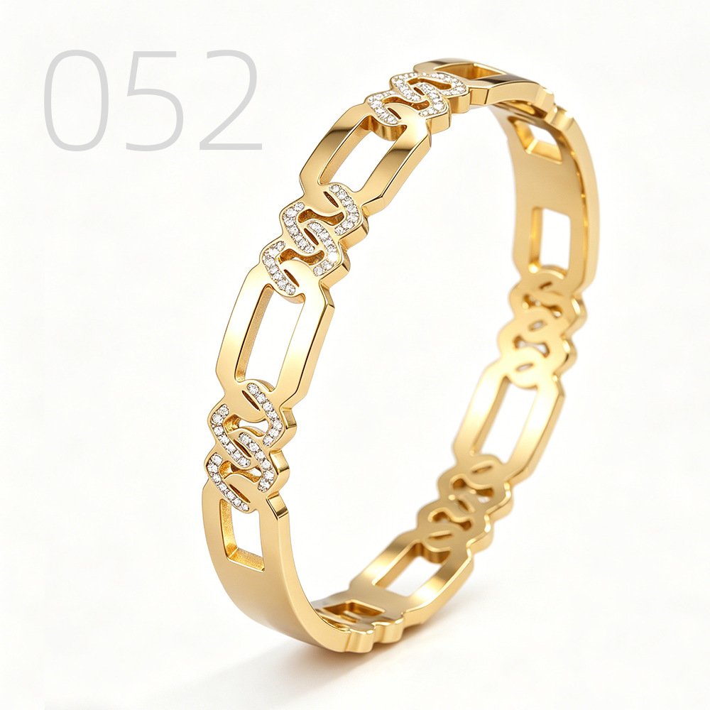 DUOMI Jewelry waterproof stainless steel snake chain bracelet
