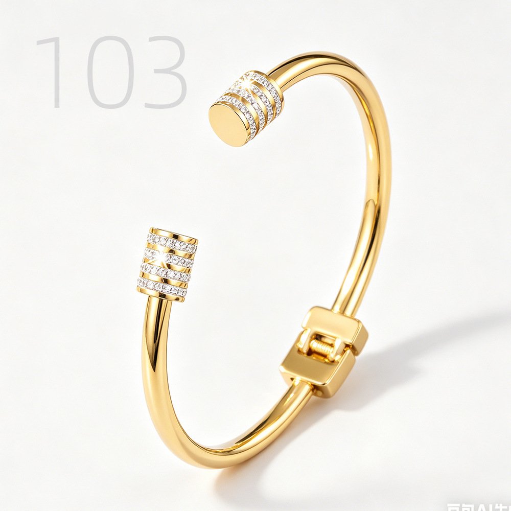 DUOMI Jewelry waterproof stainless steel snake chain bracelet