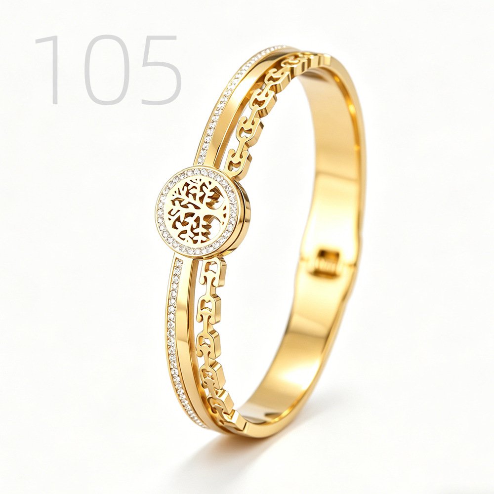 DUOMI Jewelry waterproof stainless steel snake chain bracelet
