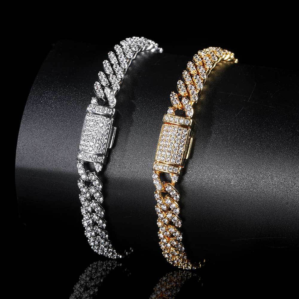 Wholesale CZ Cuban Chain Hip Hop Bracelet - DMB0073