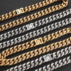 Wholesale Stainless Steel Cuban Chain Hip Hop Bracelet - DMB0092