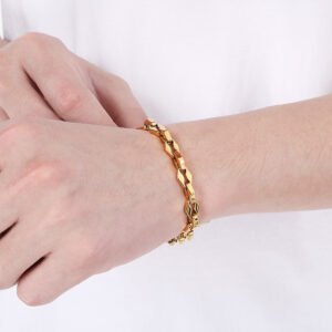 Wholesale Stainless Steel Hip Hop Bracelet - DMB0247
