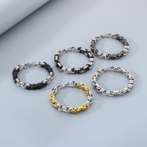 Wholesale Stainless Steel Hip Hop Bracelet - DMB0258