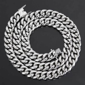 Wholesale Stainless Steel Cuban Chain Hip Hop Necklace - DMC0049