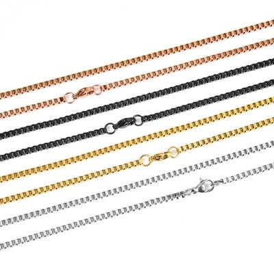 DUOMI Jewelry waterproof stainless steel snake chain necklace