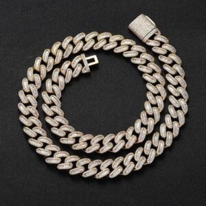 DUOMI Jewelry waterproof stainless steel figaro chain hip hop necklace