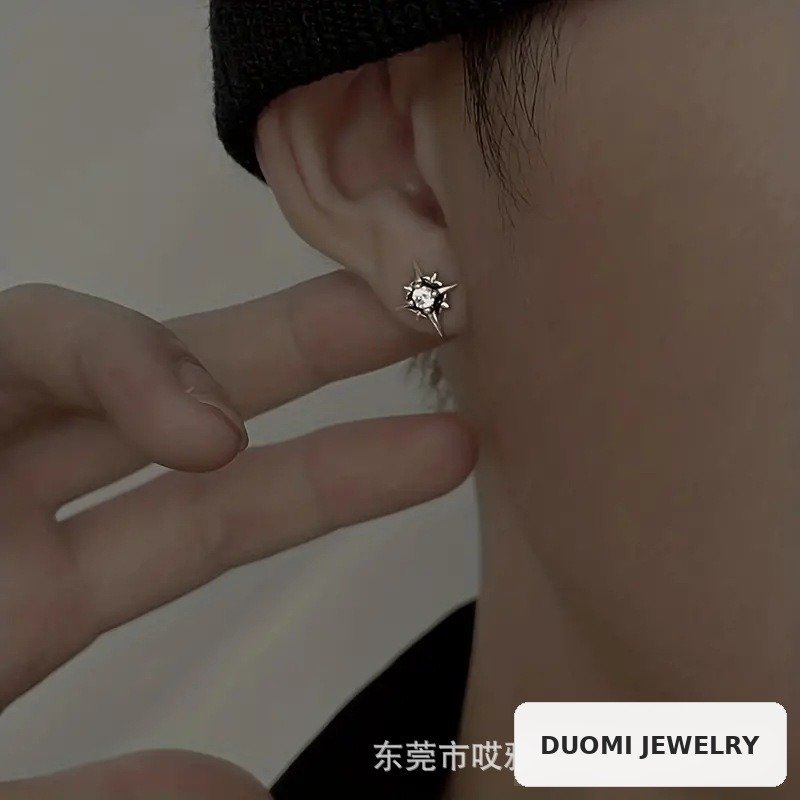 Wholesale CZ Hip Hop Earrings - DME0008