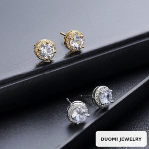 Wholesale CZ Hip Hop Earrings - DME0011