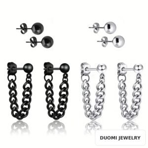 Wholesale Stainless Steel Earrings - DME0047