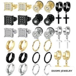 Wholesale Stainless Steel Earrings - DME0103