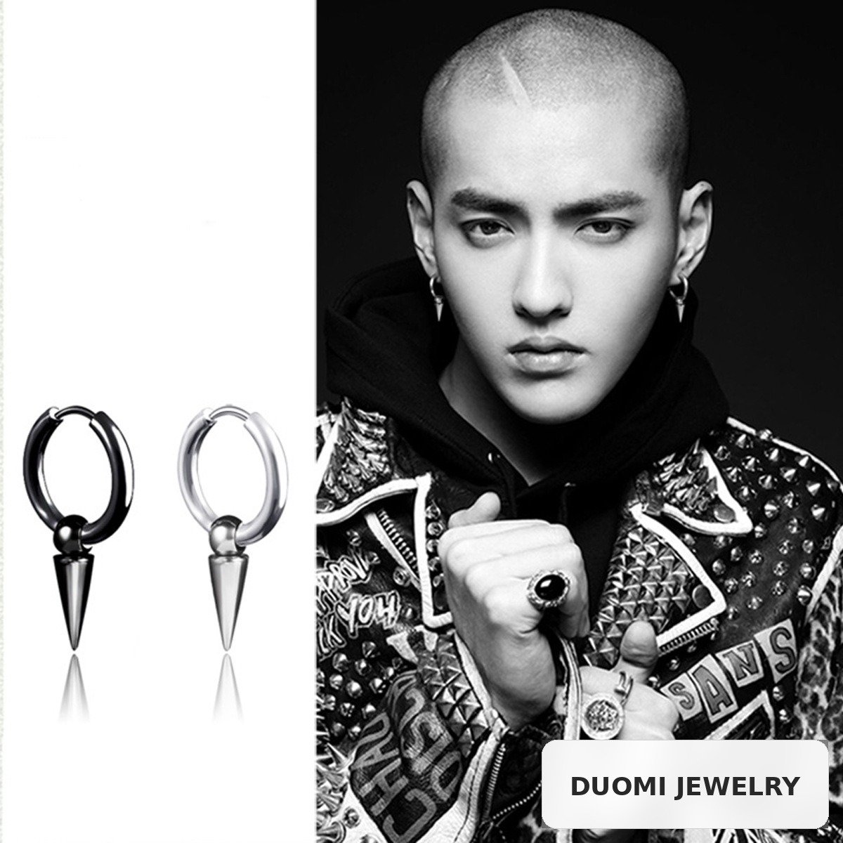 Wholesale Stainless Steel Earrings - DME0158