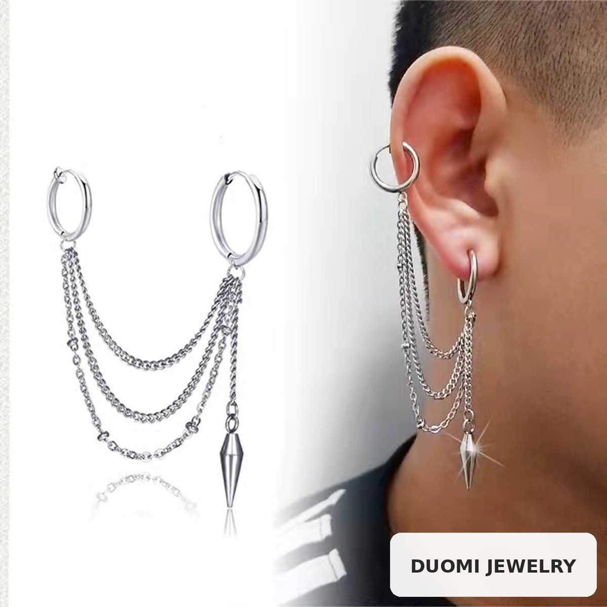 Wholesale Stainless Steel Earrings - DME0169