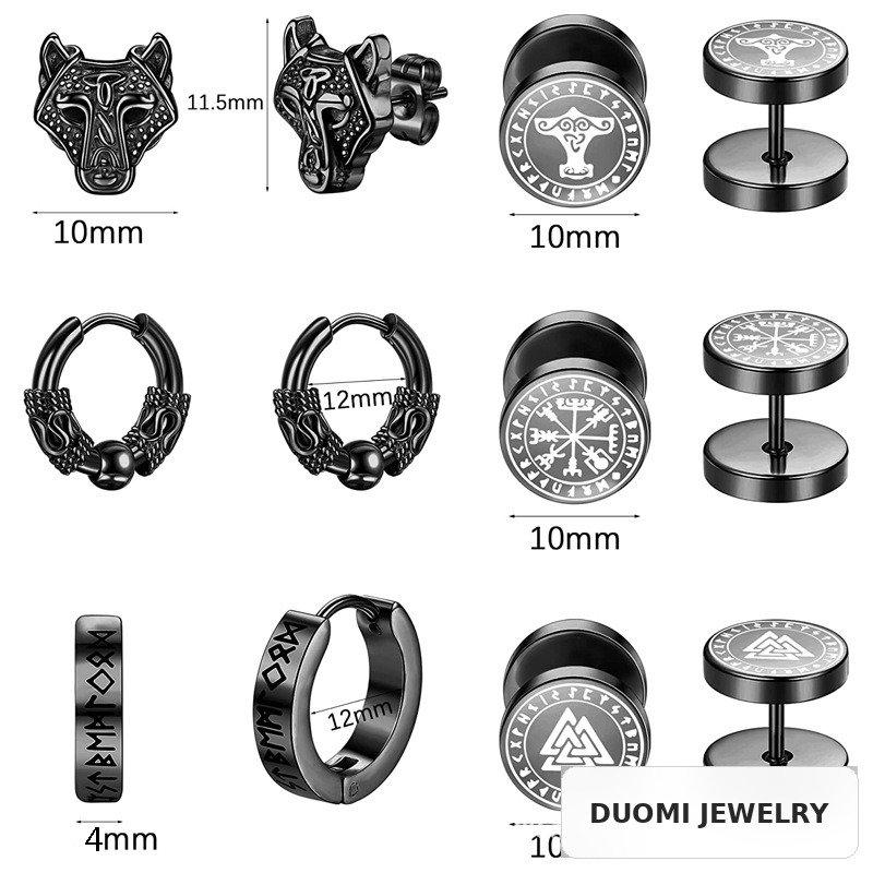Wholesale Stainless Steel Earrings - DME0173