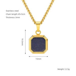 DUOMI Jewelry gold stainless steel necklace