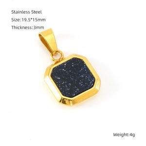 DUOMI Jewelry gold stainless steel pendant