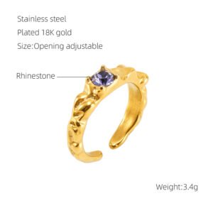 DUOMI Jewelry waterproof stainless steel ring