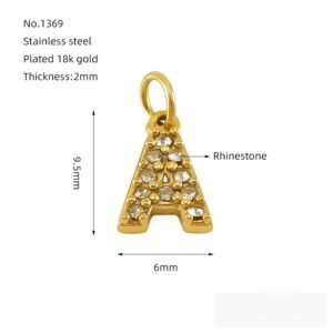 DUOMI Jewelry waterproof stainless steel cz pendant